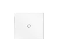 Bette Receveur de douche au sol avec support de receveur minimum et GlasurPlus, 110x100cm, 8735-000PLUS,T1, Couleur: Blanc