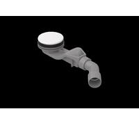 Bette SOLID 30 Garniture d'écoulement, latéral, débit d'écoulement 0,6 l/s, blanc avec sense antidérapante, B597-000AX