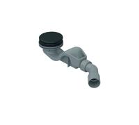 Bette SOLID 50 Garniture d'écoulement, latéral, débit d'écoulement 0,6 l/s, avec BetteAntirutsch Pro ou Sense, B598-400AY, Couleur: corbeau