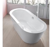 Bette Starlet Oval Silhouette Baignoire en îlot, ovale, 2680-000CFXXK,1GR+B601-901,