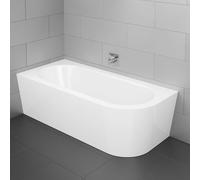 Bette Starlet Silhouette Baignoire d’angle, avec tablier, 6660-000CERVK+B605-000,