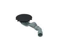 BetteAir 30 Garniture d'écoulement, latéral, débit d'écoulement 0,6 l/s, avec antiglisse Pro, B524-403AY, Couleur: Smoke matt