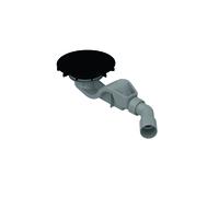 BetteAir 50 Garniture d'écoulement, latéral, débit d'écoulement 0,6 l/s, B525-400, Couleur: Raven matt