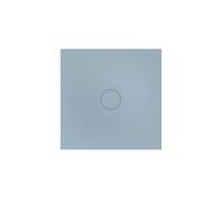 Bette Carreau de douche BetteAir 7352-418PLUS, T2 1000 x 1000 mm, bleu satiné, rectangle, acier au titane émaillé, avec support minimum
