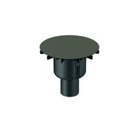 BetteAir Down Garniture d'écoulement, vertical, débit d'écoulement 0,6 l/s, avec antiglisse Pro, B599-438AY, Couleur: Taupe mat