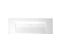 BetteAqua lavabo mural avec trou de robinet, A052 1400 x 495 mm, A052-000HLW1,PW, Couleur: Blanc avec Glasur Plus