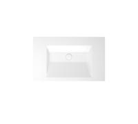 BetteAqua vasque murale sans trou de robinet, A054 800 x 495 mm, A054-000PW, Couleur: Blanc avec Glasur Plus