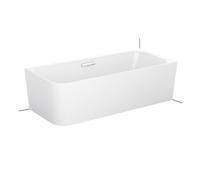 BetteArt V Baignoires en pose libre, semi-détachée, angle à droite, 2 places, 1850x800x420mm, 3480-000CELHK,AS, Couleur: Blanc avec faux antidérapant