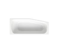 BetteBambino Baignoire à faible encombrement, à encastrer, 1 place, 1570x650x420mm, gauche, 2770-000Plus, Couleur: Blanc avec Glasur Plus