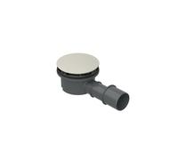 BetteCompact + garniture d'écoulement, latéral, débit d'écoulement 0,5 l/s, avec BetteAntirutsch Pro, B568-001AY, Couleur: Pergame