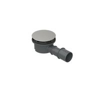 BetteCompact + garniture d'écoulement, latéral, débit d'écoulement 0,5 l/s, avec BetteAntirutsch Pro, B568-002AY, Couleur: Manhattan
