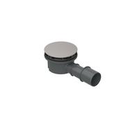 BetteCompact + garniture d'écoulement, latéral, débit d'écoulement 0,5 l/s, avec BetteAntirutsch Pro, B568-413AY, Couleur: Dust matt