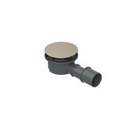 BetteCompact + garniture d'écoulement, latéral, débit d'écoulement 0,5 l/s, B568-003, Couleur: Beige Bahama