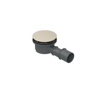 BetteCompact + garniture d'écoulement, latéral, débit d'écoulement 0,5 l/s, B568-422, Couleur: Beige mat