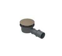 BetteCompact + garniture d'écoulement, latéral, débit d'écoulement 0,5 l/s, B568-425, Couleur: gris mat
