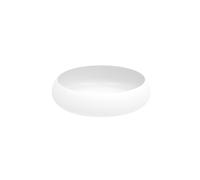 BetteCraft Coupe pour lavabos, ronde, sans trou pour robinet, sans trop-plein, 450x450x120mm, A241-000PW, Couleur: Blanc avec Glasur Plus