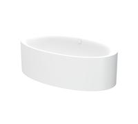 BetteEve Ovale Silhouette Baignoires en îlot, 1800x1000x450mm, 6043-000CFXXS,PLUS, Couleur: Blanc avec Glasur Plus