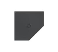 BetteFloor Caro receveurs de douche pentagonaux avec BetteAntidérapant Pro, 1000x1000mm, 7211-400AE, Couleur: Raven