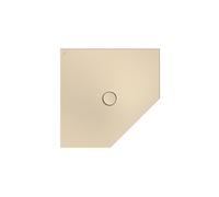 BetteFloor Caro receveurs de douche pentagonaux avec BetteGlasur Plus, 900x900mm, 7191-006PLUS, Couleur: Jasmin