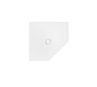 BetteFloor Caro receveurs de douche pentagonaux avec BetteGlasur Plus, 900x900mm, 7191-414PLUS, Couleur: pierre à feu