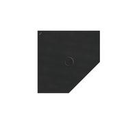BetteFloor Caro receveurs de douche pentagonaux avec BetteGlasur Plus, 900x900mm, 7191-790PLUS, Couleur: Minuit