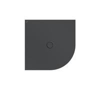 BetteFloor Corner receveur de douche quart de cercle avec BetteAntidérapant Pro, 1000x1000mm, 5451-400AE, Couleur: Raven