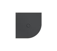 BetteFloor Corner receveur de douche quart de cercle avec BetteAntidérapant Pro, 900x900mm, 5421-400AE, Couleur: Raven