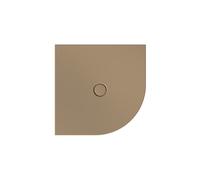 BetteFloor Corner receveur de douche quart de cercle avec BetteAntidérapant Pro, 900x900mm, 5421-417AE, Couleur: Hazel mat