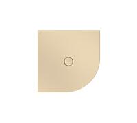 BetteFloor Corner receveur de douche quart de cercle avec BetteAntidérapant Pro, 900x900mm, 5421-441AE, Couleur: Cream matt