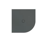 BetteFloor Corner receveurs de douche quart de cercle avec BetteGlasur Plus, 1000x1000mm, 5451-403PLUS, Couleur: Smoke matt