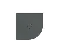 BetteFloor Corner receveurs de douche quart de cercle avec BetteGlasur Plus, 900x900mm, 5421-403PLUS, Couleur: Smoke matt