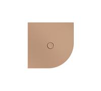BetteFloor Corner receveurs de douche quart de cercle avec BetteGlasur Plus, 900x900mm, 5421-425PLUS, Couleur: gris mat