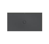 BetteFloor Receveur de douche avec support de receveur minimum et BetteAntirutsch Pro, 140x75cm, 5802-400AE,T1, Couleur: corbeau