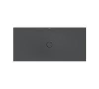 BetteFloor Receveur de douche avec support de receveur minimum et BetteAntirutsch Pro, 160x75cm, 5949-400AE,T1, Couleur: corbeau