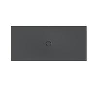 BetteFloor Receveur de doucheFloor avec support de receveur minimum et BetteAntirutsch Pro, 170x80cm, 5989-400AE,T1, Couleur: corbeau