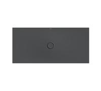 Bette BetteFloor zone de douche 5938-400PLUS 150x70cm, glaçure, corbeau