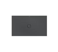 Bette surface de douche BetteFloor 1672-400T1 120x70cm, support de bain Mini , corbeau