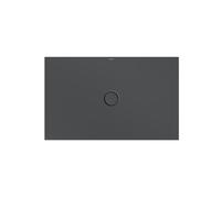 surface de douche Bette BetteFloor 1671-400T1 120x75cm, support de baignoire Mini , corbeau