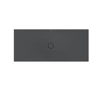 Bette BetteFloor surface de douche 5948-400T1 160x70cm, Mini support de bain, corbeau