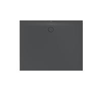 Bette Floor Side receveur de douche latÃ©ral avec glazePlus 3395, 150x120cm, Coloris: corbeau - 3395-400PLUS