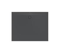 Bette Floor Side receveur de douche latÃ©ral avec glazePlus 3395, 150x120cm, Coloris: corbeau - 3395-400PLUS