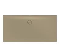 Bette BetteFloor Side zone de douche 3375-417PLUS 160x80cm, glaçure, noisette