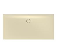BetteFloor Side receveurs de douche avec BetteGlasurPlus, 1600x800mm, 3375-441PLUS, Couleur: crème