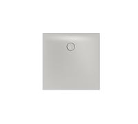 BetteFloor Floor Receveur de douche latéral avec glaçurePlus, 90x90cm, 3381-410PLUS, Couleur: argentés