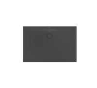 BetteFloor Side receveurs de douche avec support de receveur Minimum et BetteGlasur Plus, 1200x800mm, 3387-400PLUS,T1, Couleur: corbeau