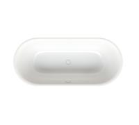 BetteLux Oval Baignoire, version encastrable, 1800x800x450mm, 3466-000AS, Couleur: Blanc avec faux antidérapant