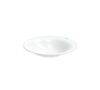 Bette Lavabo encastrable BetteLux Oval A220000HLW1P 50x50x0,8 cm avec trou et trop-plein GlasurPlus
