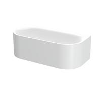BetteLux Oval Silhouette I Baignoire en applique, 2 inclinaisons du dossier, 1800x850x450mm, 3416-000CWVVS,AS, Couleur: Blanc avec faux antidérapant