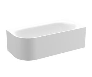 BetteLux Oval V Silhouette Baignoires d'angle, 2 inclinaisons du dossier, installation dans le coin droit, 1850x850x450mm, 3436-000CELVS, Couleur: Blanc