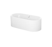 BetteLux Ovale Silhouette Baignoire îlot, en pose libre, 2 inclinaisons du dossier, 1700x750x450mm, 3465-000CFXXS,Plus, Couleur: Blanc avec Glasur Plus